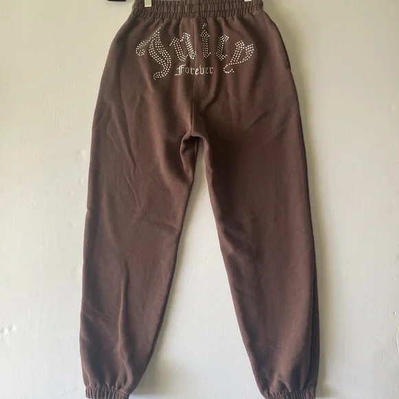 Juicy couture | forever 21 | sweatpants |Brown color | size XS - Picture 2 of 5